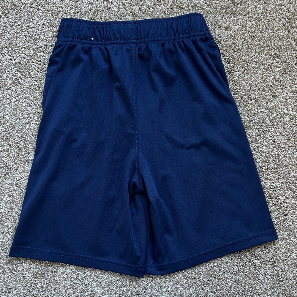 Nike Kids Dri-Fit Dark Blue Shorts, Size Youth Medium - Picture 4 of 5